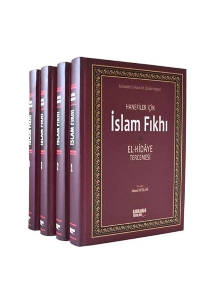 Hanefiler İçin İslam Fıkhı / El-Hidaye Tercemesi (4 Cilt Takım, 2. Hamur)