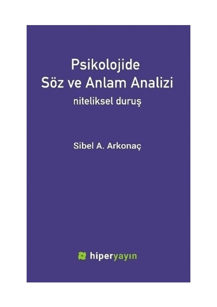 Psikolojide Söz ve Anlam Analizi