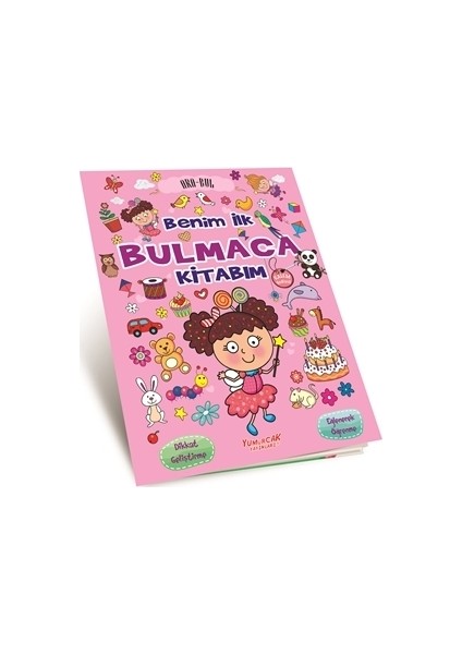 Benim İlk Bulmaca Kitabım - Pembe (Kalem Hediyeli)