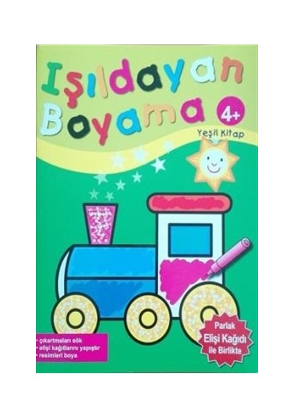Işıldayan Boyama 4+ (Yeşil Kitap)