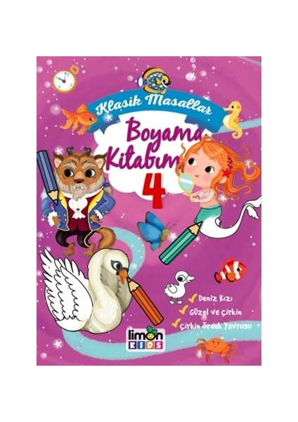 Klasik Masallar Boyama Kitabım 4