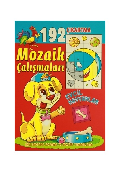 Mozaik Çalışmaları 192 Çıkartma - Evcil Hayvanlar
