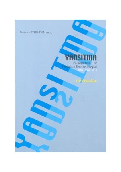 Yansıtma Sayı: 1-2 Eylül-Ekim 2004
