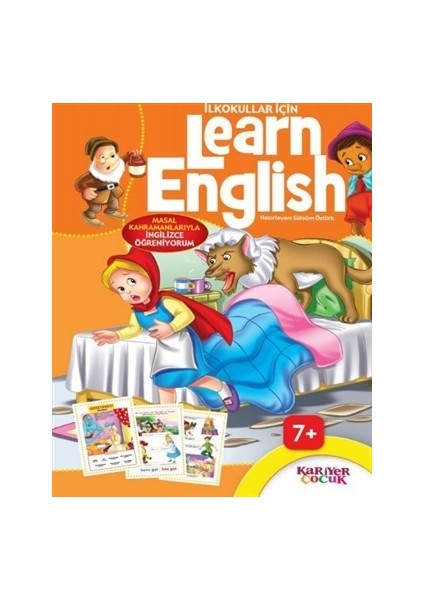 İlkokullar İçin Learn English (Turuncu)