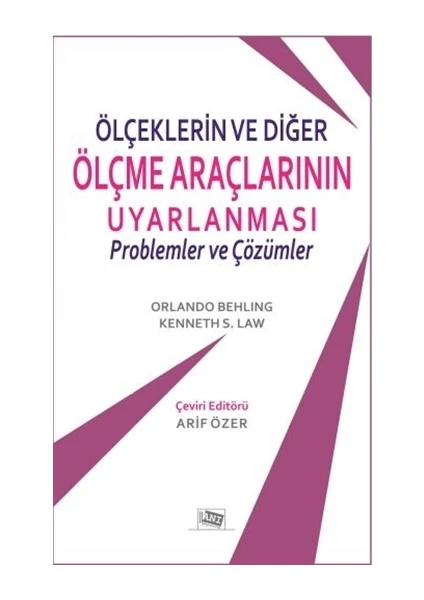 Ölçeklerin ve Diğer Ölçme Araçlarının Uyarlanması