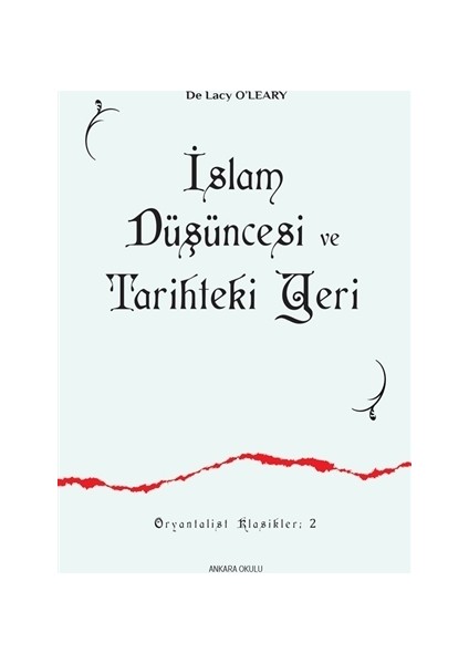 İslam Düşüncesi ve Tarihteki Yeri