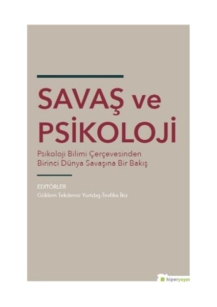 Savaş ve Psikoloji