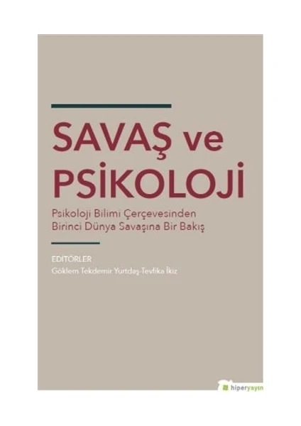 Savaş ve Psikoloji