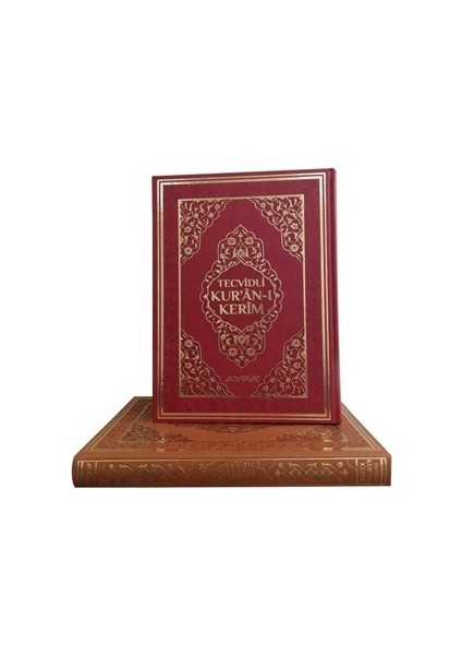 Tecvidli Kur'an-ı Kerim (Bordo, Yeşil ve Kahverengi Renk Şeçenekleri İle)