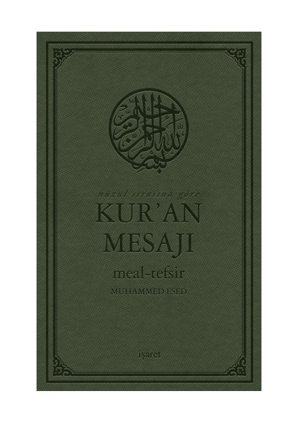 Nüzul Sırasına Göre Kur'an Mesajı Meal - Tefsir (Mushaflı Arapça Metinli Büyük Boy)