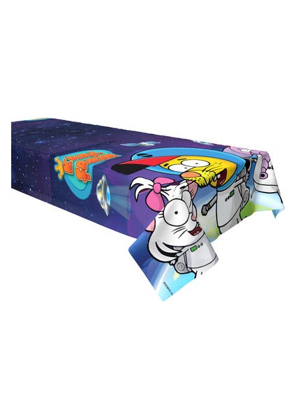 Kral Şakir Uzayda Plastik Masa Örtüsü 120 x180 Cm