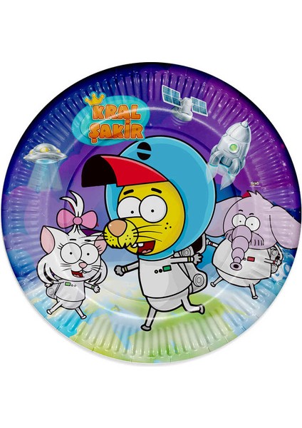 Kral Şakir Uzayda Tabak 8 Adet