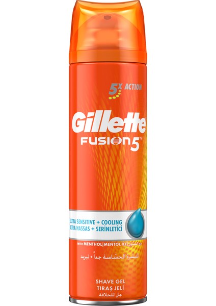 Fusion Tıraş Jeli Serinletici 200 ml