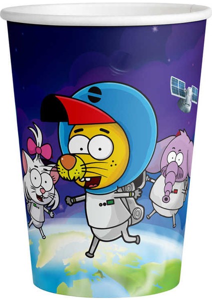 Kral Şakir Uzayda Bardak 8 Adet