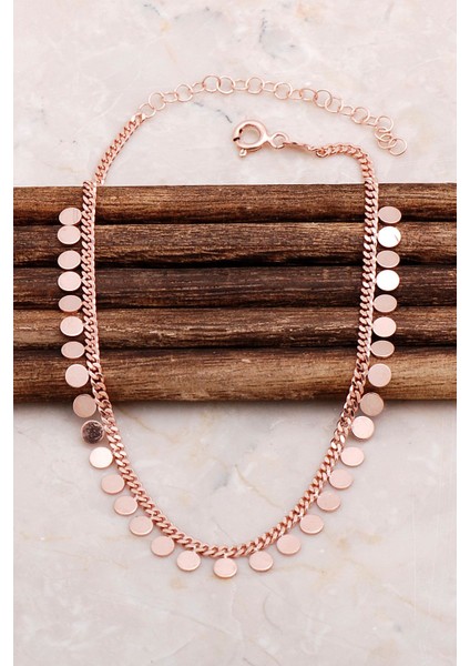 Pullu Rose Gümüş Halhal 230 fiyatları