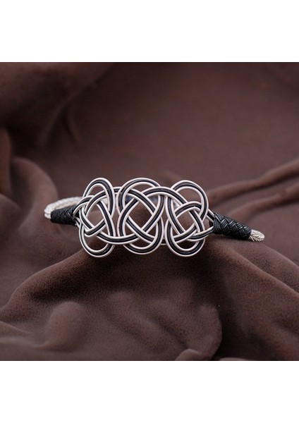 Kazaziye El Sarması Gümüş Bileklik 2091