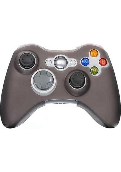 Microsoft Xbox 360 Joystick Gamepad Silikon Kılıf Gri