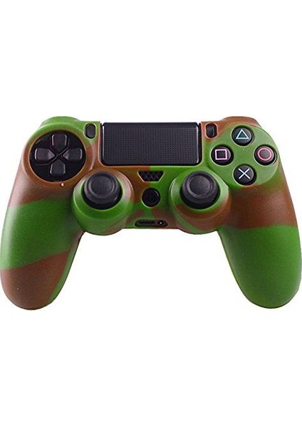 Sony PS4 Joystick Silikon Koruyucu Kılıf Kamuflaj Yk