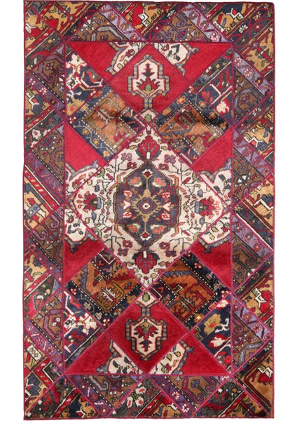 Koçaklar Yahyalı Patchwork El Dokuma Yün Halı 93X154