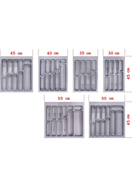 Çekmece Içi Kaşıklık 45x45 Yeni Model Ürün