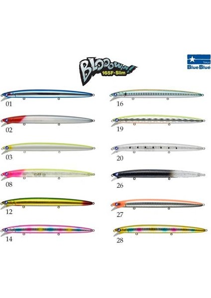 Blooowin! 165F 24G Slim Maket Balık