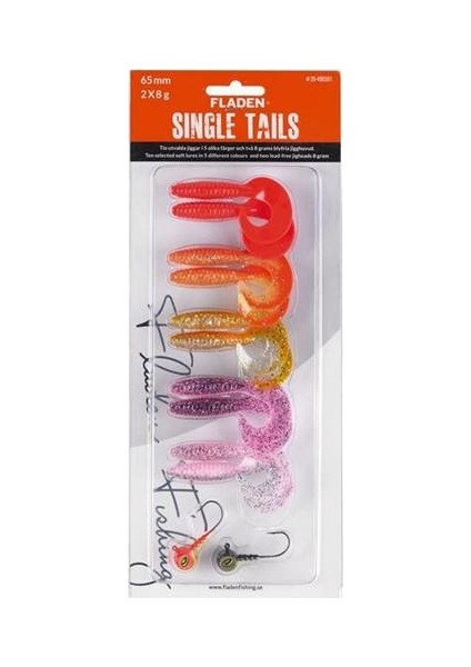 Jig Kit 10P Kuyruk 6,5Cm 5Gr 2 Adet Zoka modelleri