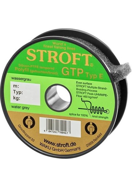 Gtp Typ E 200M Gri Örgü Misina