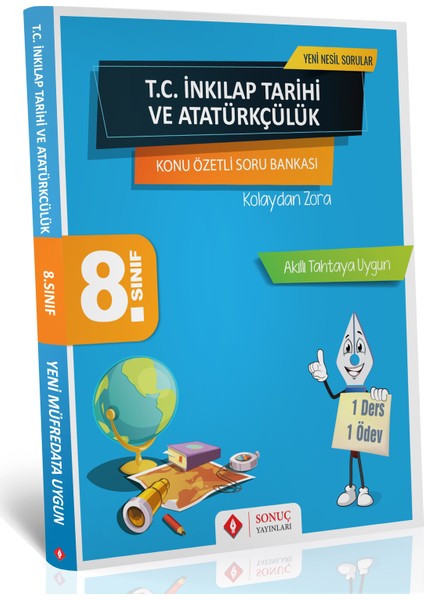 Sonuç Yayınları  8.Sınıf İnkılap Tarihi Ve Atatürkçülük Set