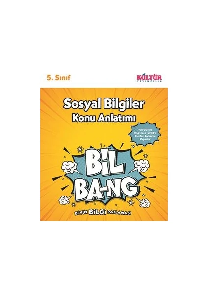 Kültür Yayıncılık 5.Sınıf Sosyal Bilgiler Konu Anlatım (Bil-Bang)