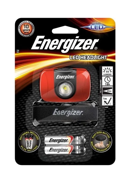 LED Headlight / Led'li Kafa Feneri / 2 Adet Aaa Pil Dahil