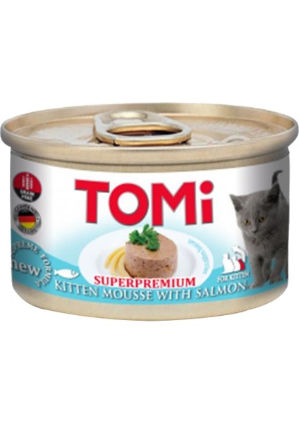 Superpremium Somonlu Tahılsız Yavru Kedi Konservesi 85 g