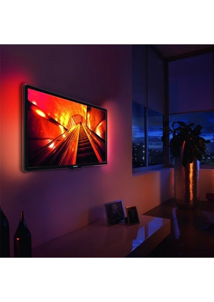 Triline Tv Arkası Silikonlu Kumandalı Rgb Şerit LED 16 Renk 1 m