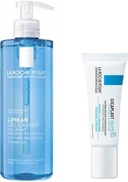 La Roche Posay Lipikar Gel Lavant 400 ml + Cicaplast Baume B5 40 ml Bakım Kiti