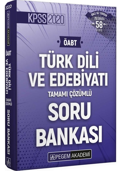 ÖABT Türk Dili ve Edebiyatı Tamamı Çözümlü Soru Bankası