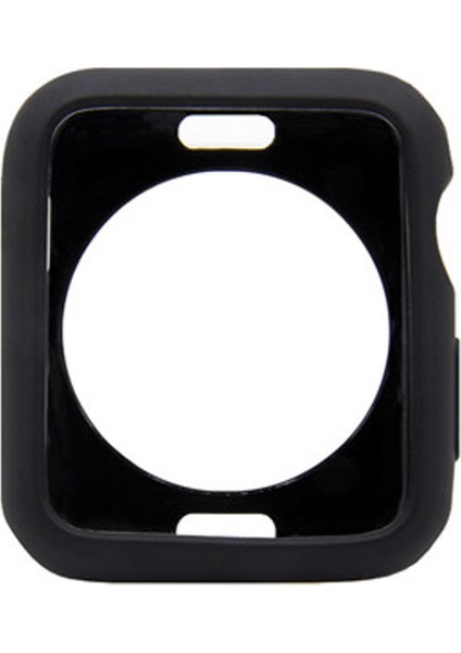 Apple Watch Uyumlu Seri 5 40 mm Armor Tpu Silikon Kılıf - Siyah