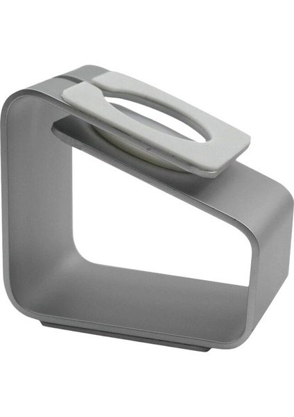 Apple Watch Uyumlu Seri 5 40 mm Için Alüminyum Şarj Standı - Gümüş