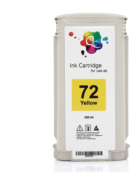 Hp 72 C9373A Kartuş 130 ml Sarı