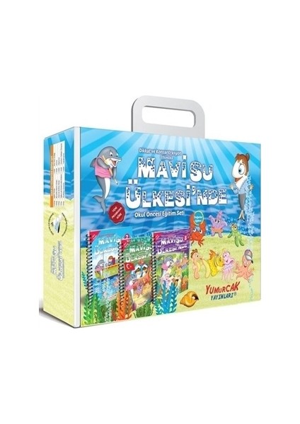 Mavi Su Evde Anaokulu Seti (8 Kitap Takım)
