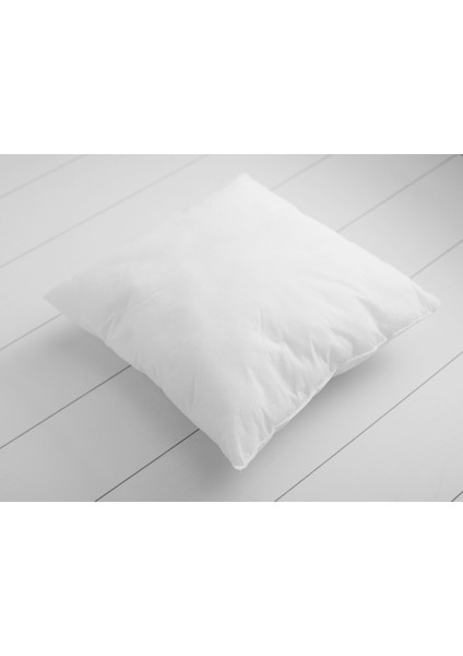 Beyaz Silikonlu Kırlent Yastık 45x45 cm Modern Tasarım ve Konfor