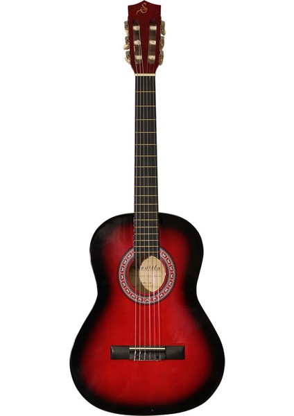 Klasik Gitar 4/4 Boy Kırmızı