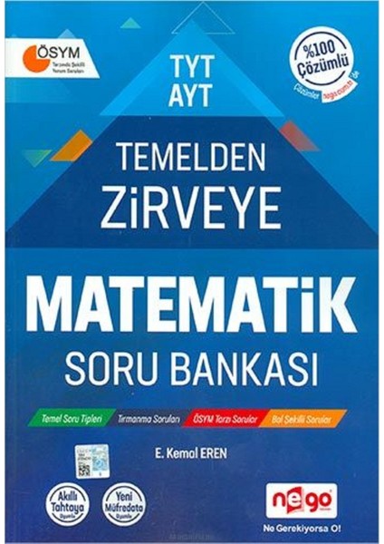 TYT - AYT Temelden Zirveye Matematik Soru Bankası