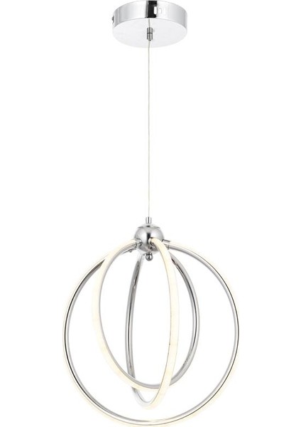 5088-3 Krom Powerled Avize(Beyaz Işık -Sarı Işık - Gün Işığı)