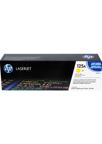 Cb542A Sarı 125A Toner 1.4K