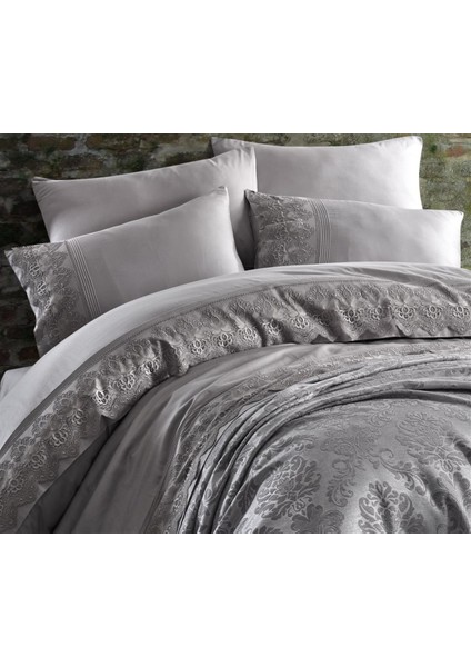 Çift Kişilik Nevresim Takimi ve Pike Set Valeria Gri fiyatları