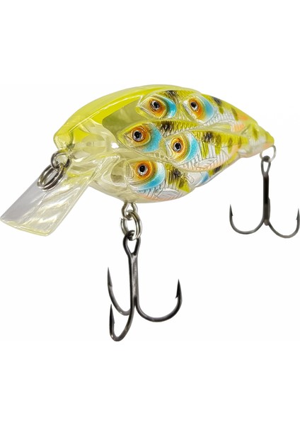 Minnow Sean C ( 7 cm Az Dalarlı Suni Maket Balık Yem 12,5 Gr)