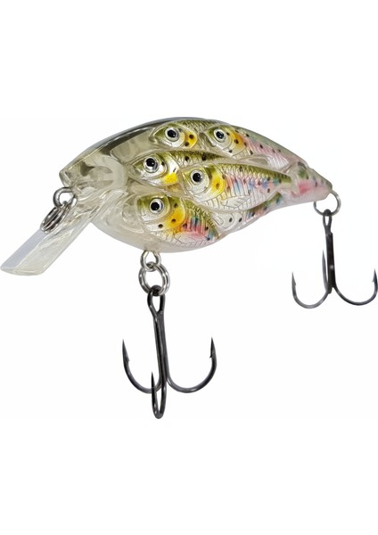 Minnow Sean B ( 7 cm Az Dalarlı Suni Maket Balık Yem 12,5 Gr)