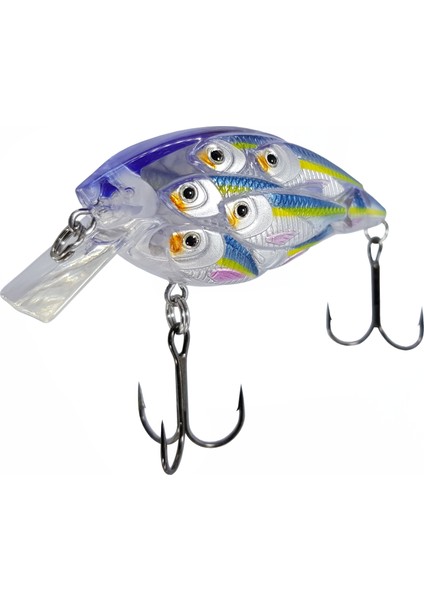 Minnow Sean A ( 7 cm Az Dalarlı Suni Maket Balık Yem 12,5 Gr)
