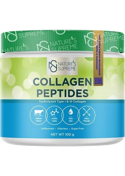 Nature's Supreme Collagen Peptides Powder 100 gr