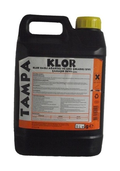 Klor Bazlı Ağartıcı ve Leke Çıkartıcı 5 Lt