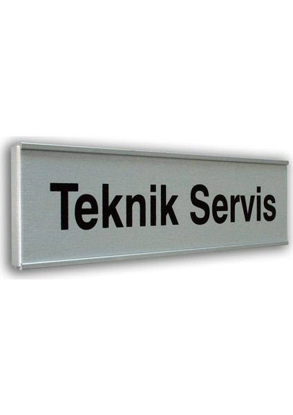 Alumınyum Plate Levha TEKNİK SERVİS 7X25 cm